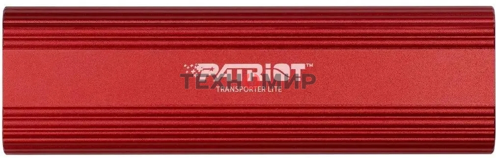 Внешний SSD Patriot Transporter Lite, 4TB, USB 3.2 Gen 2 Type-A/Type-C, R/W 1000/1000, красный