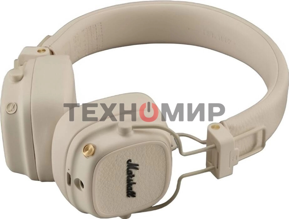 Гарнитура накладные Marshall Major V бежевый беспроводные bluetooth оголовье (MAJOR V CREAM)