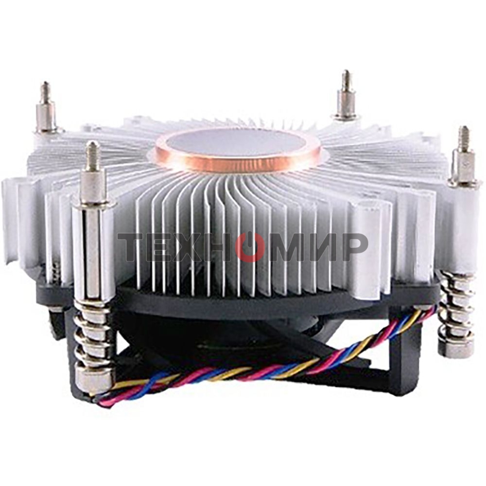 Кулер для процессора ADVANTECH 1960053207N001 серебристый, 120 мм, алюминий/медь, 4400 об/мин, 3 pin, 65 Вт, 46 мм