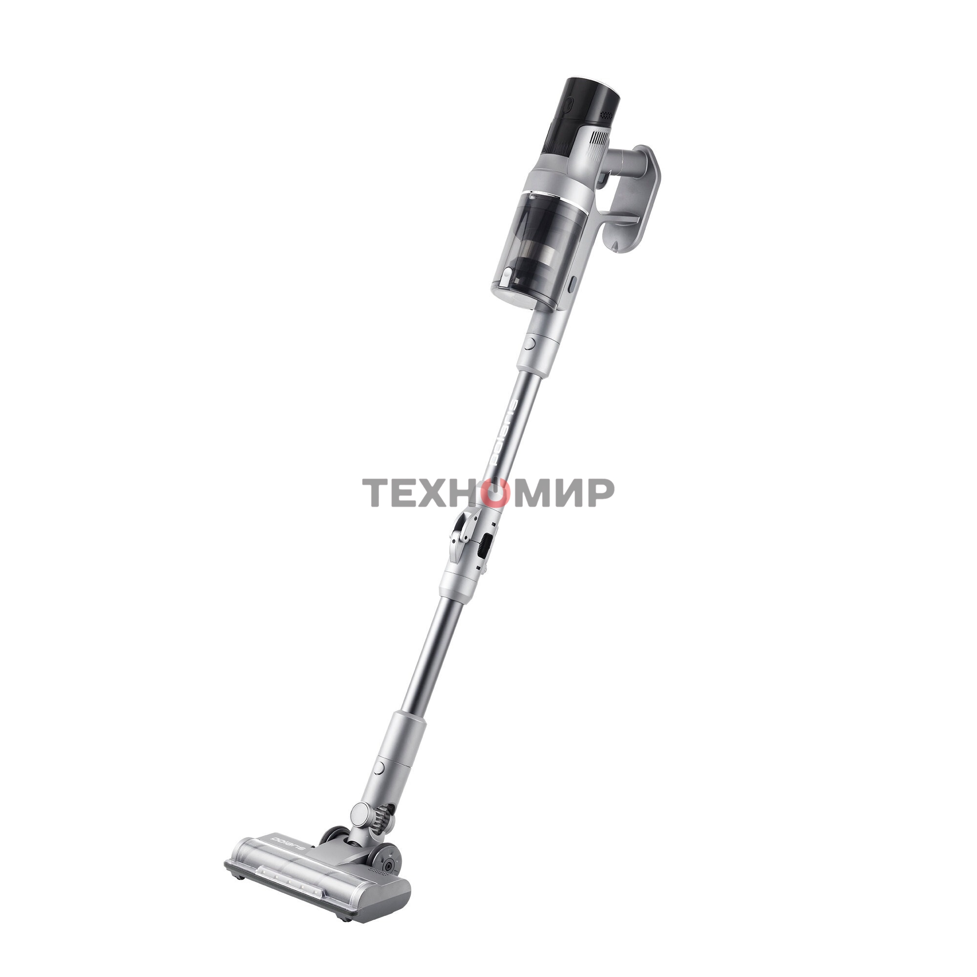 Пылесос вертикальный Polaris PVCS-4010 серый, влажная/сухая уборака, пылесборник 0.45 л., аккумулятор, 150 Вт, время работы 65 мин