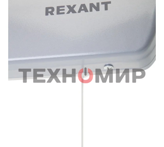 Обогреватель инфракрасный панельный Rexant серый, кварцевый, 1500 Вт, 20 м2, 3 режима обогрева