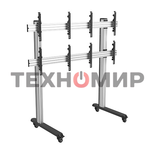 Мобильная стойка Wize Pro VWM2X2-55 для видеостены 2х2 из дисплеев 45