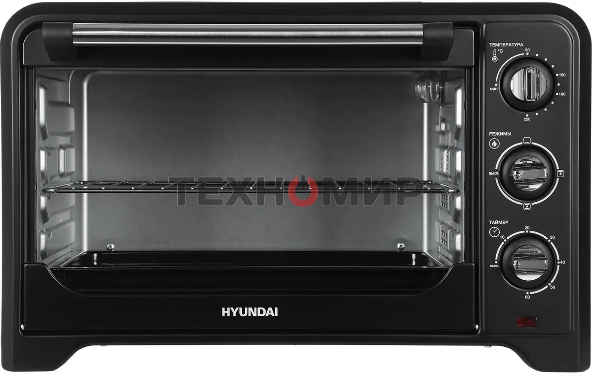 Мини-печь Hyundai MIO-HY092 35л. 1600Вт черный
