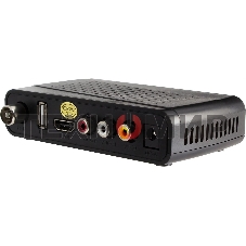 Приставка для цифрового ТВ Hyundai H-DVB520 черный, DVB-T2, DVB-T, DVB-C, HDMI, USB 2.0 х2
