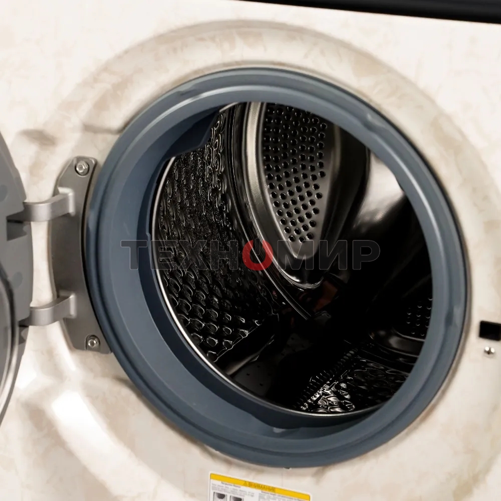 Стиральная машина Smile SWMSW12MB1400 Бежевый-черный, загрузка фронтальная 12 кг, 1400 об/мин, класс: А+