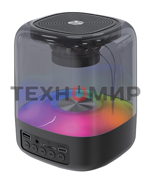 Акустическая система QUMO Plasma ВТ 0082 5 ВТ объемное звучание RGb подсветка