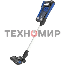 Пылесос вертикальный Blackton Bt VCA1401B черный-синий, питание от аккумулятора, 120 Вт, уборка сухая, пылесборник 0.6 л, работа от АКБ max 40 мин