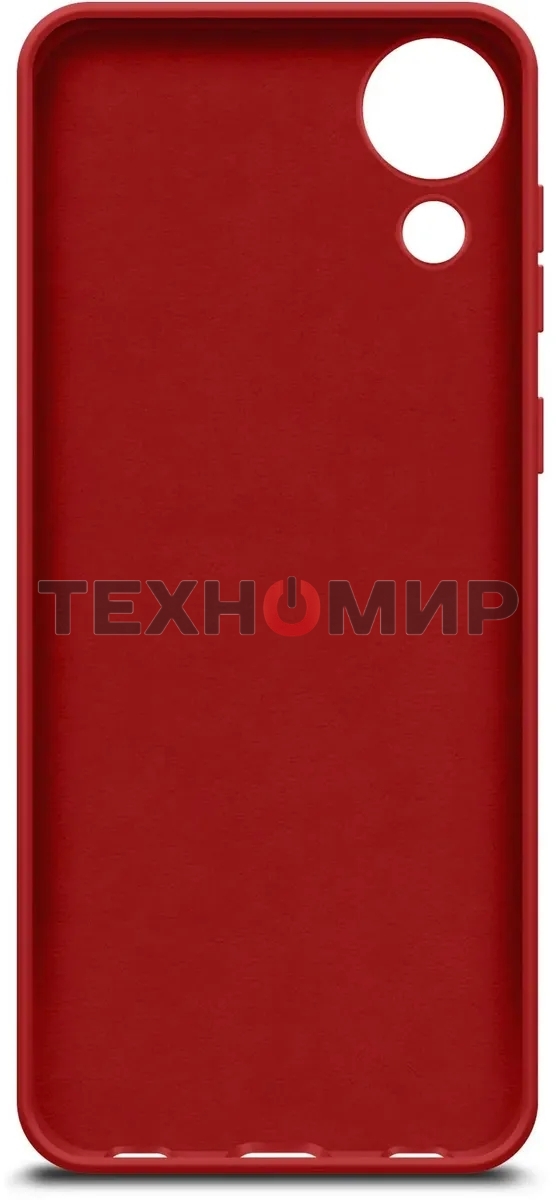 Чехол (клип-кейс) BoraSCO Microfiber Case для Samsung Galaxy A03 Core красный