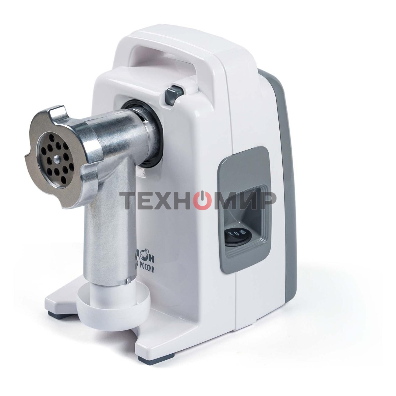 Мясорубка электрическая Аксион М321.03 белый, 1500 Вт, 1.7 кг/мин, реверс, защита от перегрузки, насадки - 5