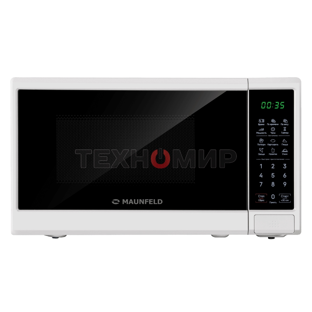 Микроволновая печь Maunfeld MFSMO720EW07 белый, 20 л, 700 Вт, переключатели - сенсор