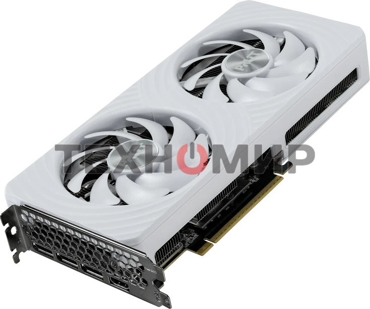 Видеокарта Palit RTX 5060Ti WHITE OC 8Gb GDDR7 128bit 3xDP HDMI 2FAN RTL белый