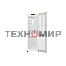 Холодильник LG GA-B419SEJL бежевый двухкамерный 223/79л морозилка снизу, No Frost