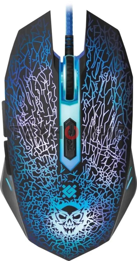 Комплект клавиатура+мышь Defender Target MKP-350 проводной, USB, 3200 DPI, чёрный/красный