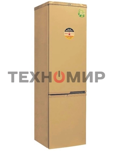 Холодильник DON R-290 Z золотой песок двухкамерный 209/101л морозилка снизу
