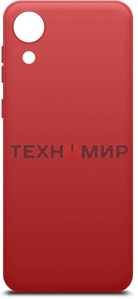 Чехол (клип-кейс) BoraSCO Microfiber Case для Samsung Galaxy A03 Core красный