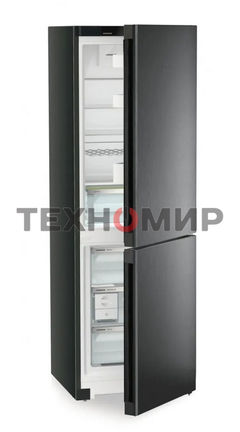 Холодильник Liebherr CNBDB 5223-22 001 черная нержавеющая сталь двухкамерный 225/94л морозилка снизу, No Frost