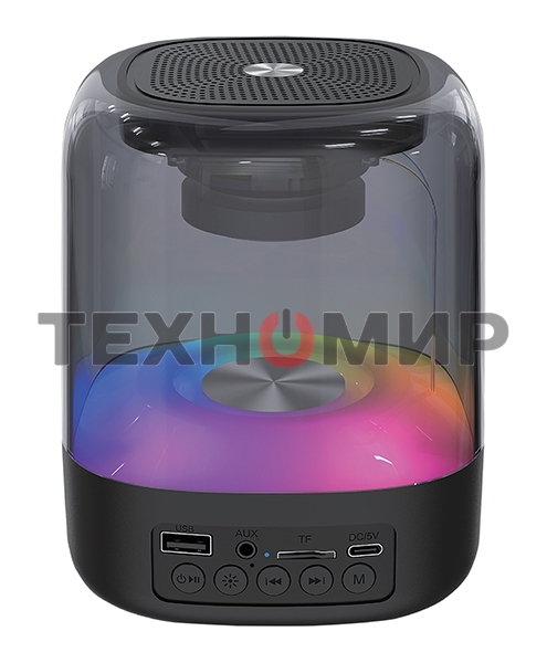 Акустическая система QUMO Plasma ВТ 0082 5 ВТ объемное звучание RGb подсветка