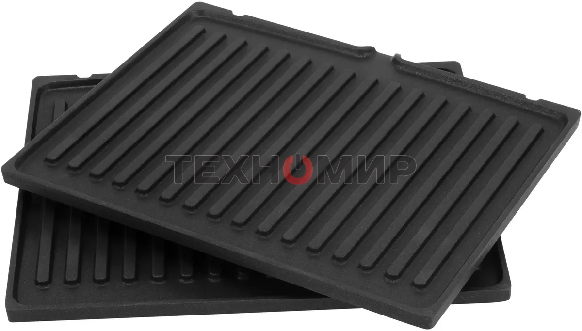 Гриль электрический Hyundai HYG-4046 2200Вт черный/серебристый