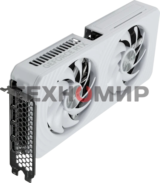 Видеокарта Palit RTX 5060Ti WHITE OC 8Gb GDDR7 128bit 3xDP HDMI 2FAN RTL белый