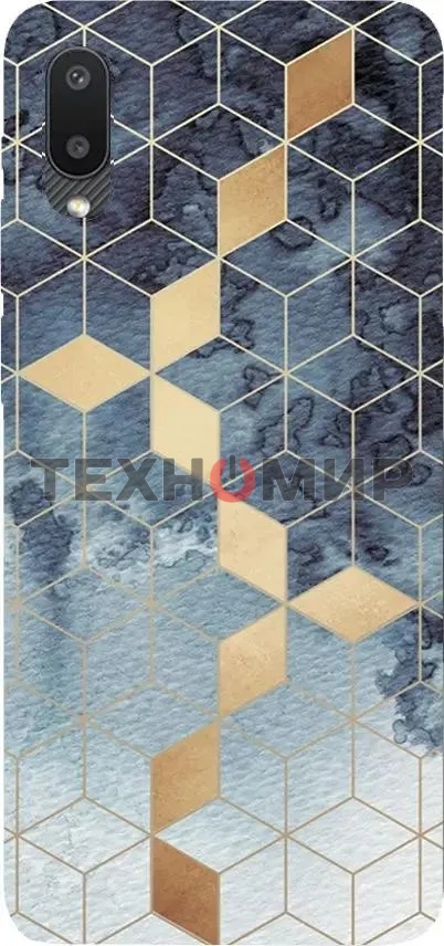 Чехол (клип-кейс) Gresso Meridian, для Samsung Galaxy A02, синий gr17aaae8919