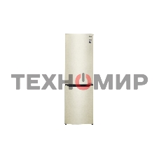 Холодильник LG GA-B419SEJL бежевый двухкамерный 223/79л морозилка снизу, No Frost