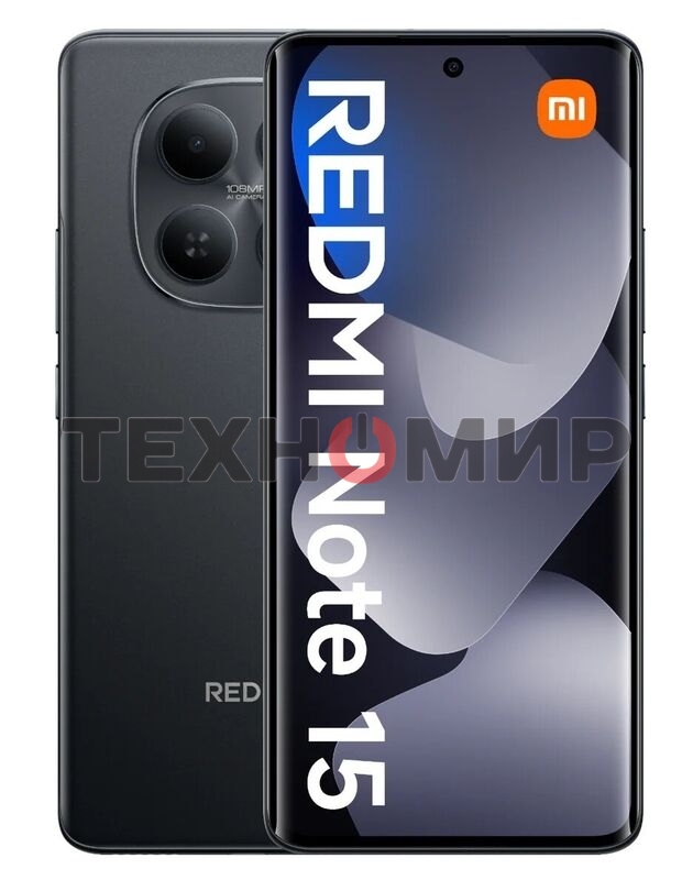 Смартфон Redmi Note 15 RU 6+128 Black