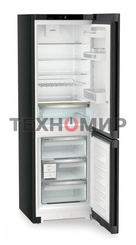 Холодильник Liebherr CNBDB 5223-22 001 черная нержавеющая сталь двухкамерный 225/94л морозилка снизу, No Frost