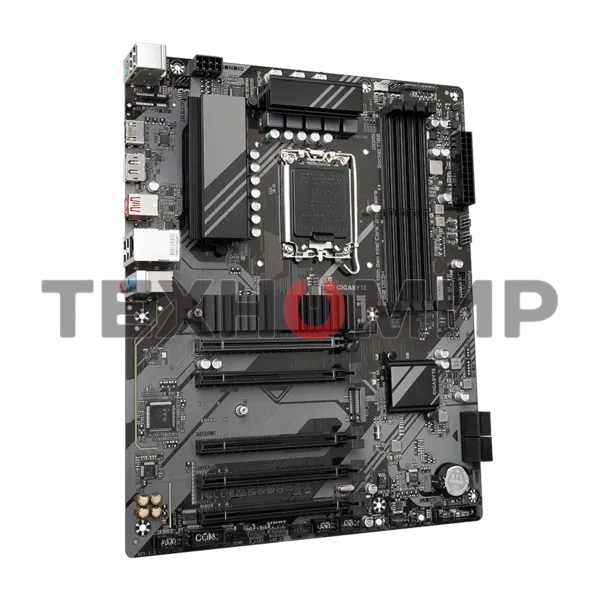 Материнская плата Gigabyte B760 DS3H, LGA 1700, Intel B760, 4xDDR5, 4xSATA, 2xM.2, 1xPCIe 4.0 x16, 4xPCIe 3.0 x1, 1xHDMI, 1xDP, 1x 1Gb LAN, 1xUSB 3.2 Gen 2, 1xUSB 3.2 Gen 2x2, 4xUSB 2.0, 3x3.5 мм, 7.1, ATX