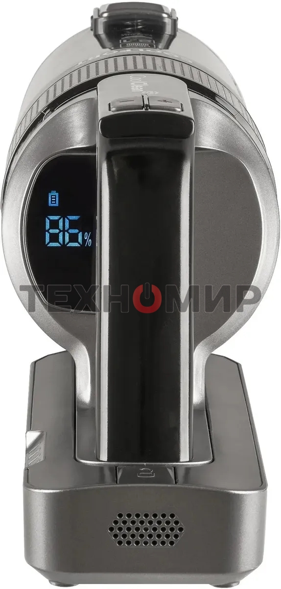 Пылесос вертикальный Coolfort CF-3000 серый, питание от аккумулятора, 135 Вт, уборка сухая, пылесборник 0.5 л, работа от АКБ max 35 мин.