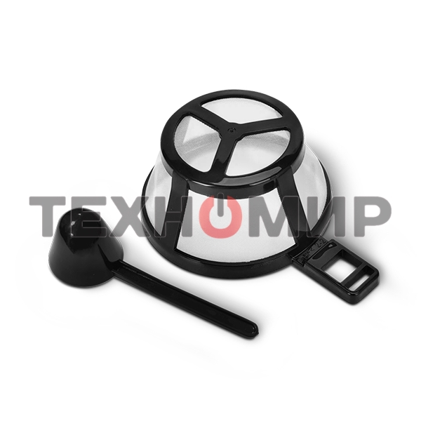 Кофеварка капельная Blackton Bt CM1114 черный/стальной, исп. кофе - молотый, 0,36 л, 650 Вт