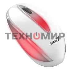 Мышь проводная Genius DX-Mini белый, 1000 dpi, USB, кнопки - 3