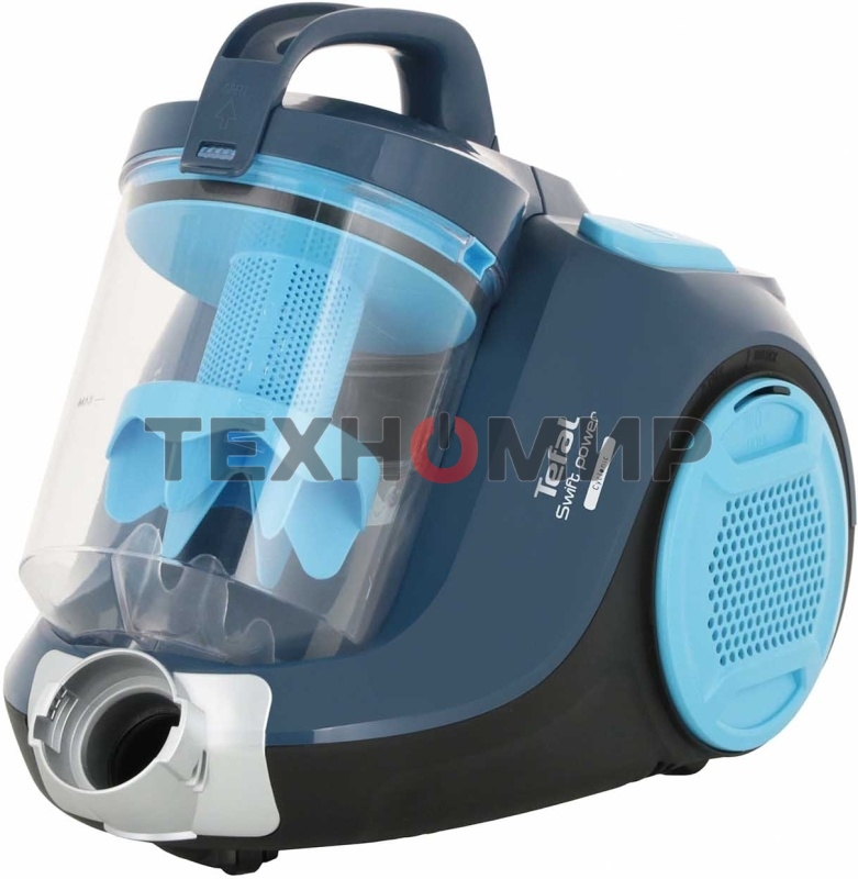 Пылесос Tefal TW2971EA синий, 200/750 Вт, уборка сухая, пылесборник контейнер 1.2 л