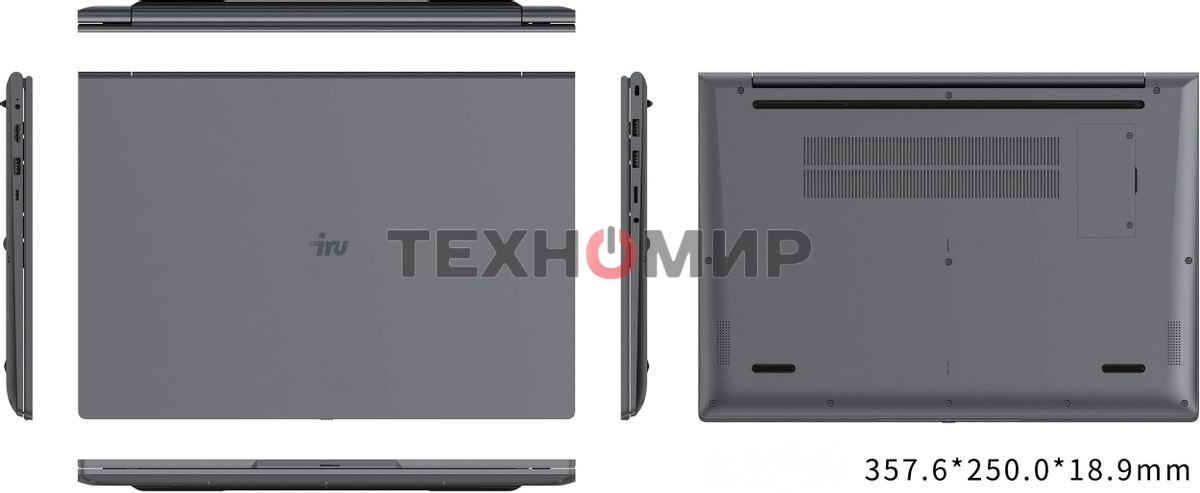 Ноутбук IRU Tactio 16ALB Core i5 1235U 16Gb SSD512Gb Intel UHD Graphics 16
