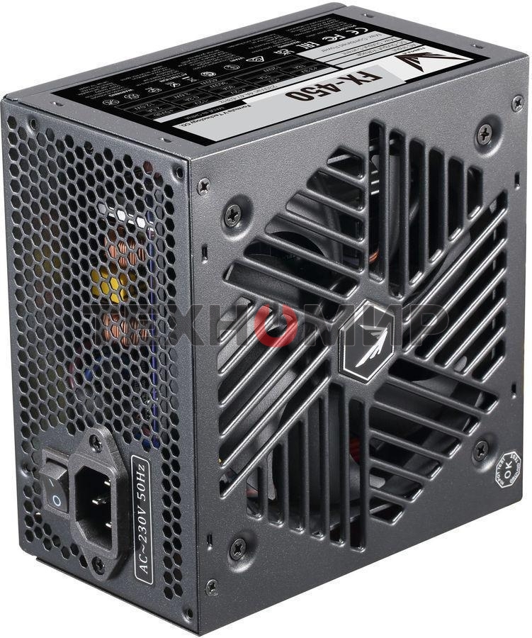 Блок питания Aerocool/Formula FX-450 RTL, 450Вт, 120мм, черный