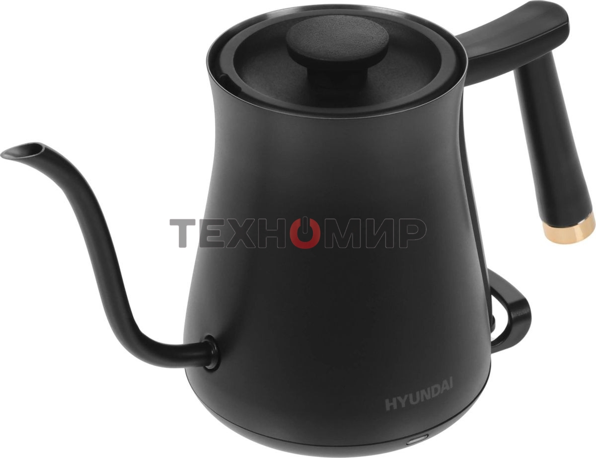 Чайник электрический Hyundai HYK-S5500 0.7 л, 1000 Вт, черный