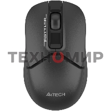 Мышь беспроводная A4Tech Fstyler FG12 черный, 1200 dpi, радиоканал, USB, кнопки - 3