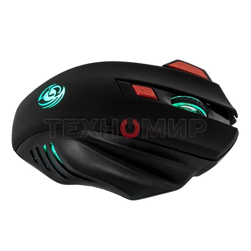 Мышь беспроводная Dialog Gan-Kata MRGK-14UR черный, 1600 dpi, радиоканал, USB, кнопки - 6