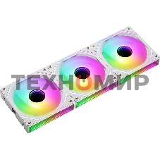 Вентилятор для корпуса Aerocool/Formula Air Bridge WH ARGB белый, 120 мм, 1500 об/мин, 27.5 дБ, 4 pin