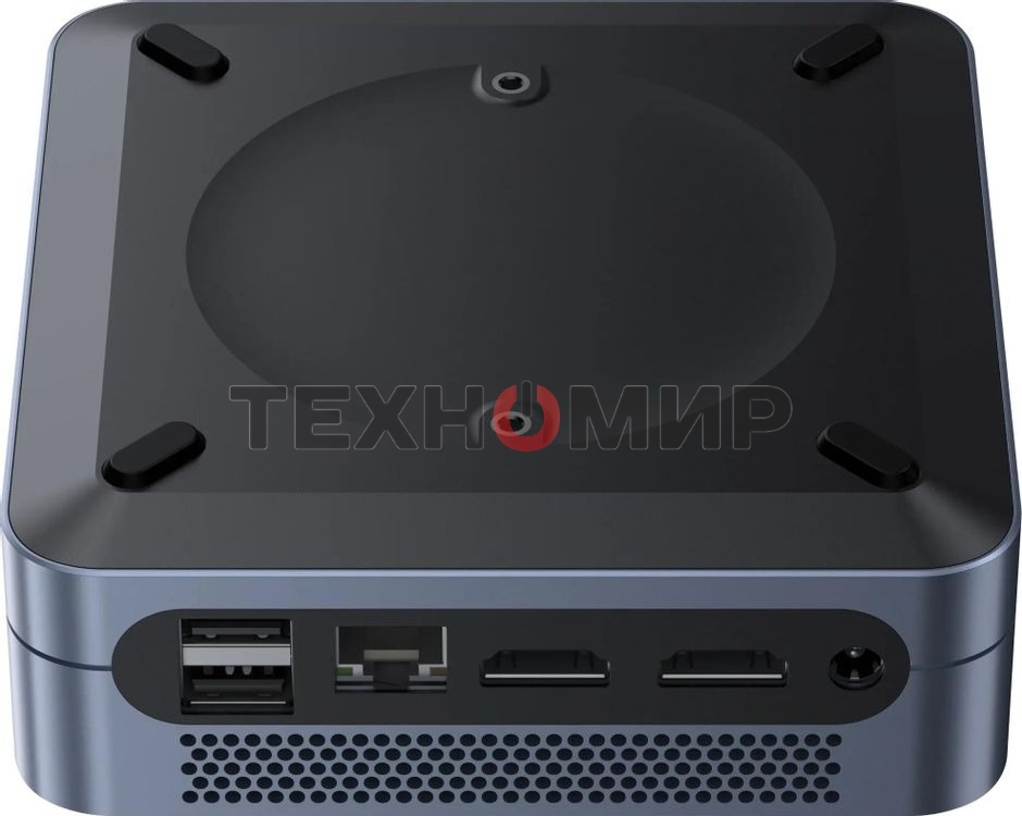 Мини ПК Chuwi LarkBox S i3 1220P (1.5) 16Gb SSD 512Gb UHDG Win 11Pro GbitEth WiFi BT 90W серый/черный