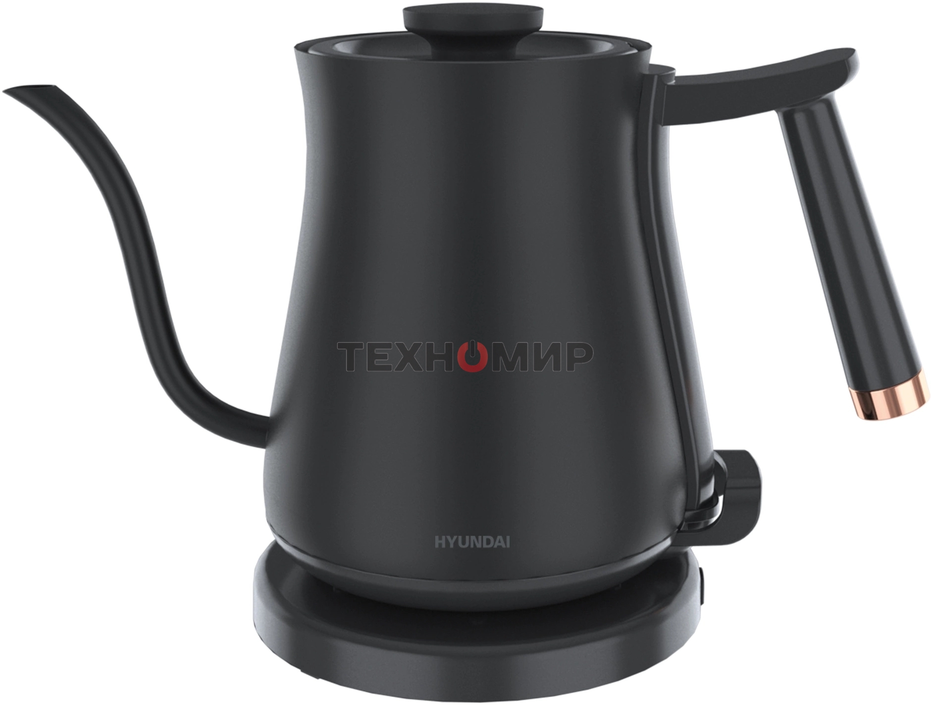 Чайник электрический Hyundai HYK-S5500 0.7 л, 1000 Вт, черный