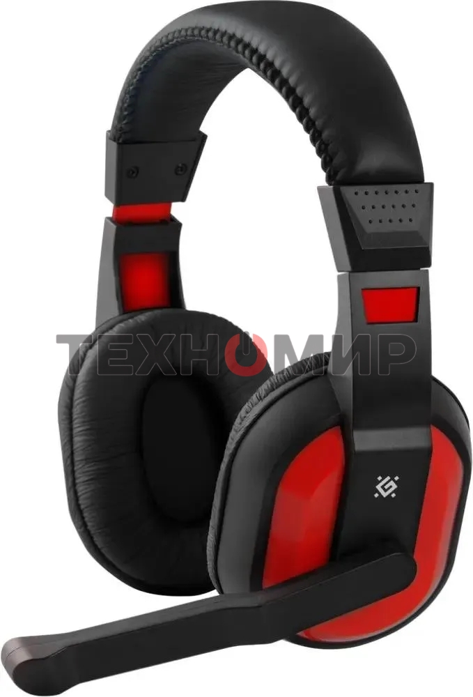 Комплект клавиатура+мышь Defender Target MKP-350 проводной, USB, 3200 DPI, чёрный/красный