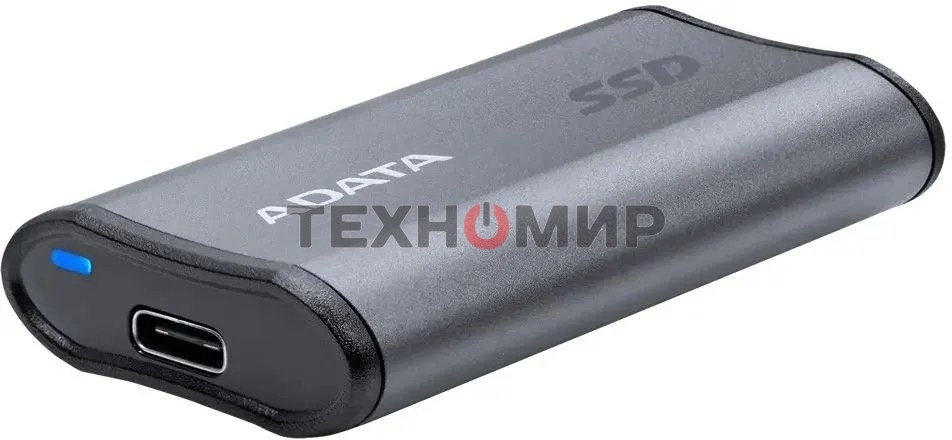 Внешний SSD ADATA Elite SE880, 4TB, USB 3.2 Gen 2x2 Type-C, R/W 2000/2000, серый