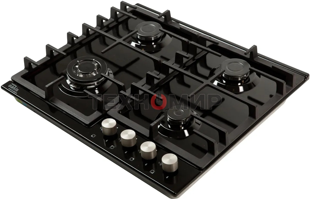 Газовая варочная поверхность Oasis P-MBRT черный