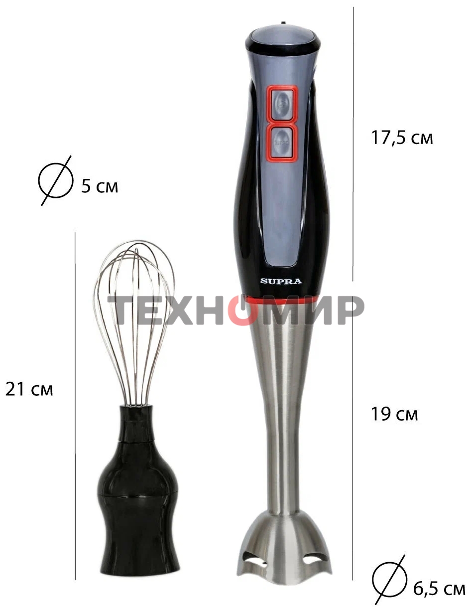 Блендер погружной SUPRA HBS-994, 750 Вт, черный