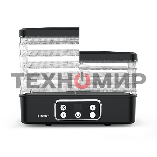 Сушилка для овощей и фруктов Blackton Bt FD1112 Black, Мощность 240 Вт, Регулировка температуры 35-70 °С, Таймер 1-72 часа