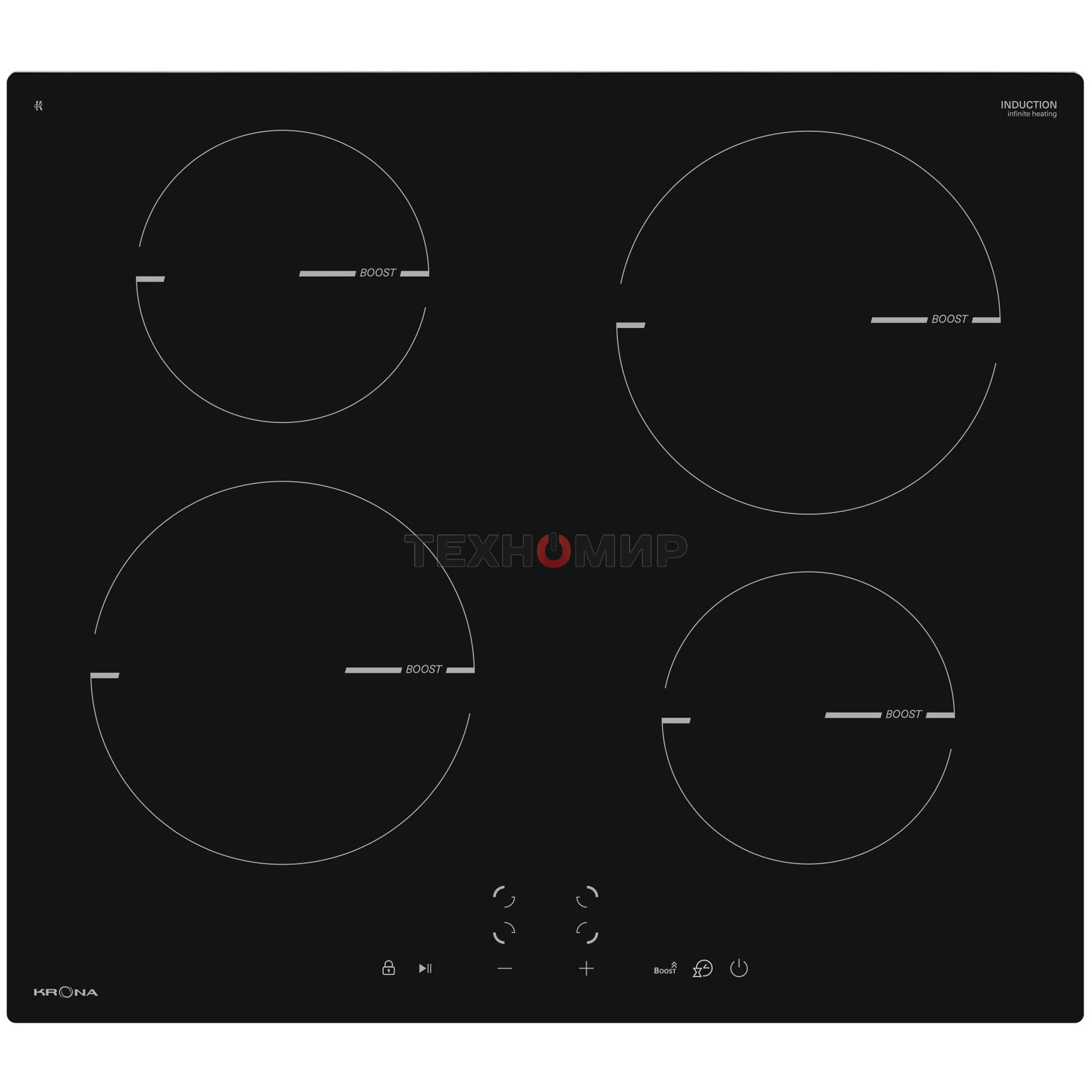 Индукционная варочная поверхность Krona MAGIER 60 BL 4BTK