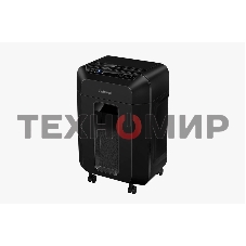 Шредер Fellowes AutoMax 80M FS-46215, минирезка, DIN P-4, 4х12 мм, автоподача 80 лст., 17 лтр., автореверс, уничт.: скобы, скрепки, пл. карты