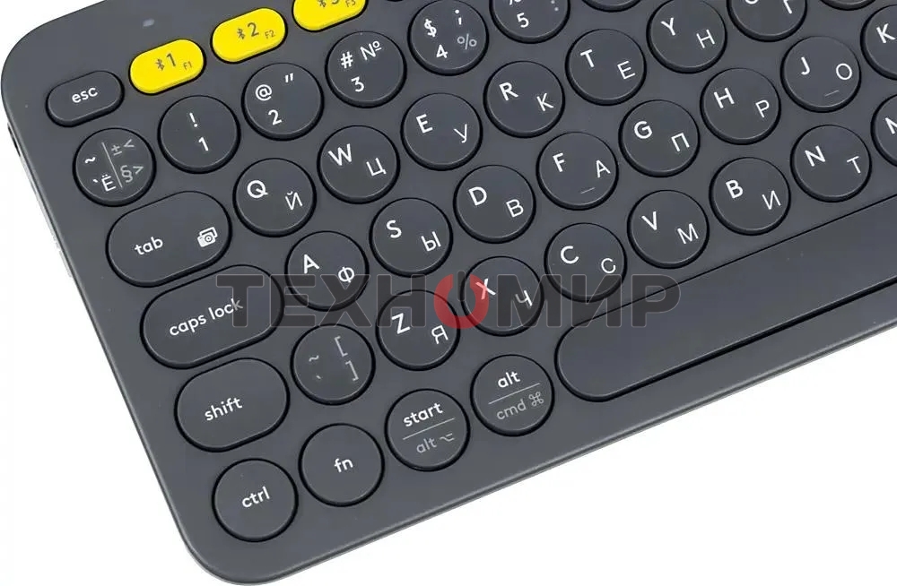 Клавиатура беспроводная Logitech K380, Bluetooth, темно-серый