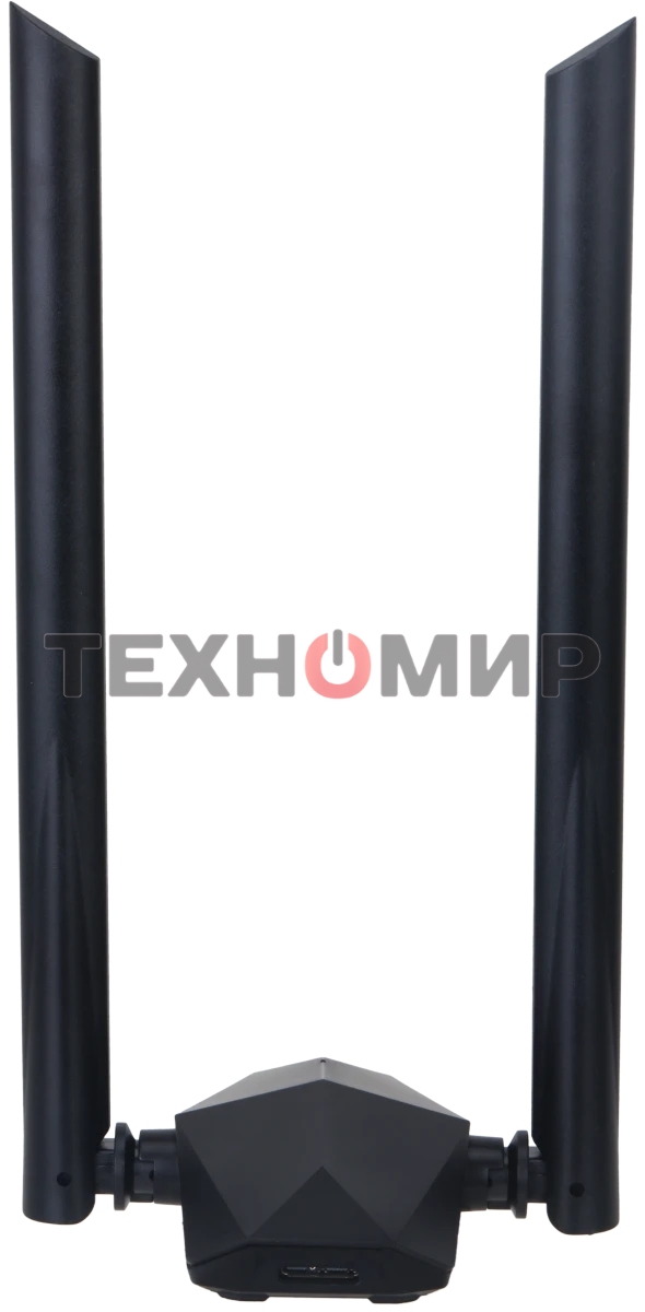 Сетевой адаптер Dahua DH-NC1800/Wi-Fi 802.11ax/2.4 ГГц до 574 Мбит.с + 5 ГГц до 1201 Мбит.с/2 антенны/USB 3.0/черный (DH-NC1800)