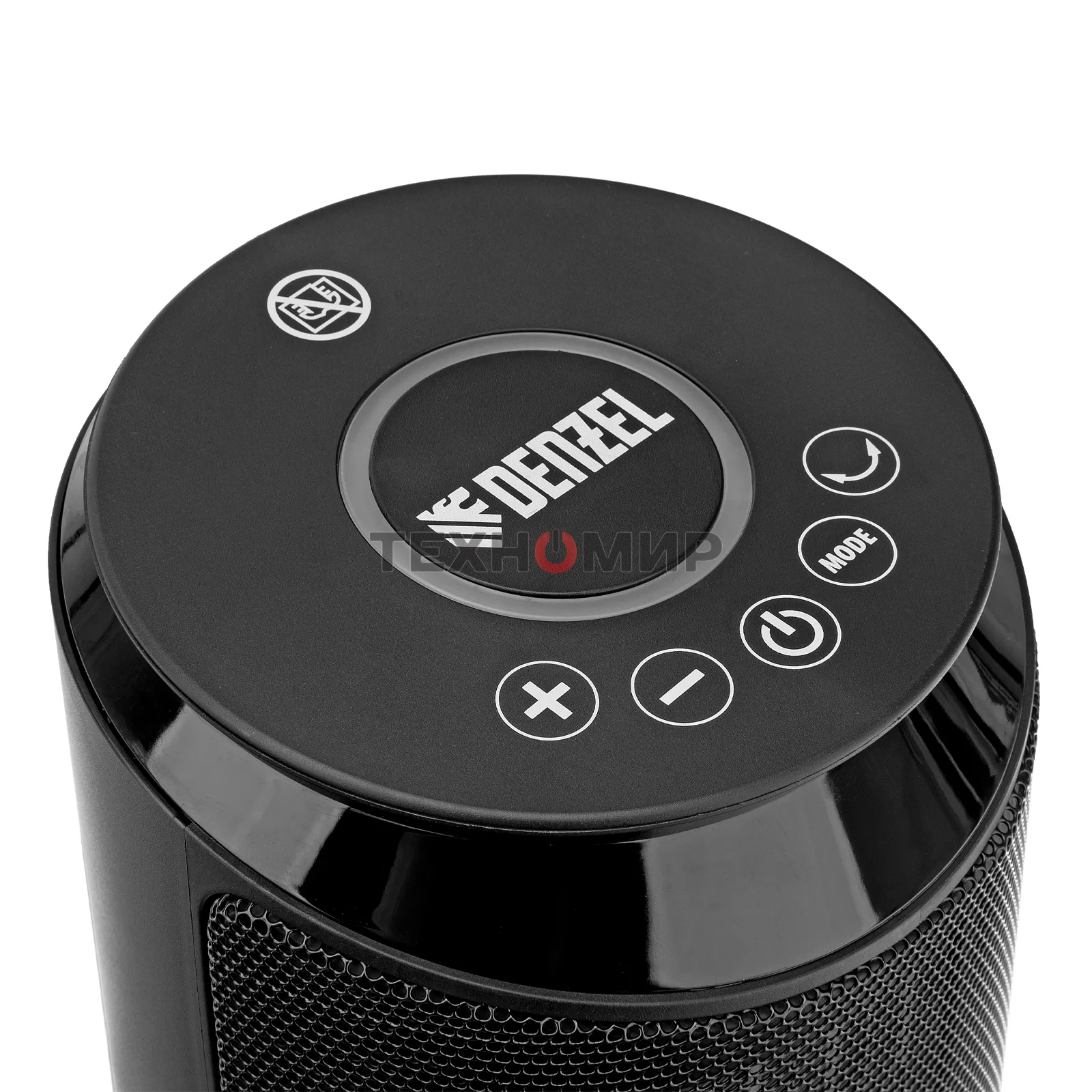 Тепловентилятор керамический Denzel DTFC-2000X, 1000/2000 Вт, 20 м2, 3 режима, пульт, Wi-Fi, термостат